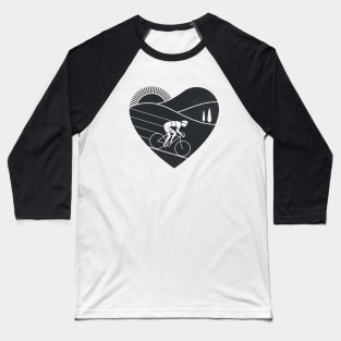 Love Cycling Baseball T-Shirt